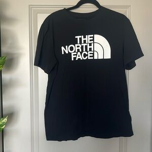 The North Face men’s black tee shirt, 100% cotton, good condition.